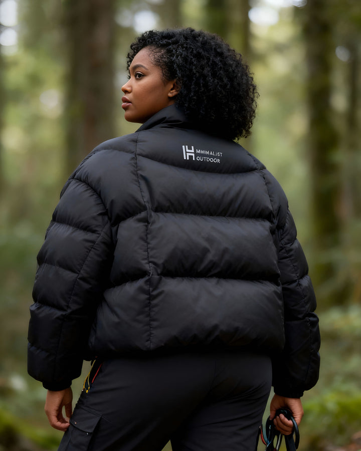 Short Personalized Irregular Cotton-padded Jacket Loose Thickened Cotton-padded Jacket