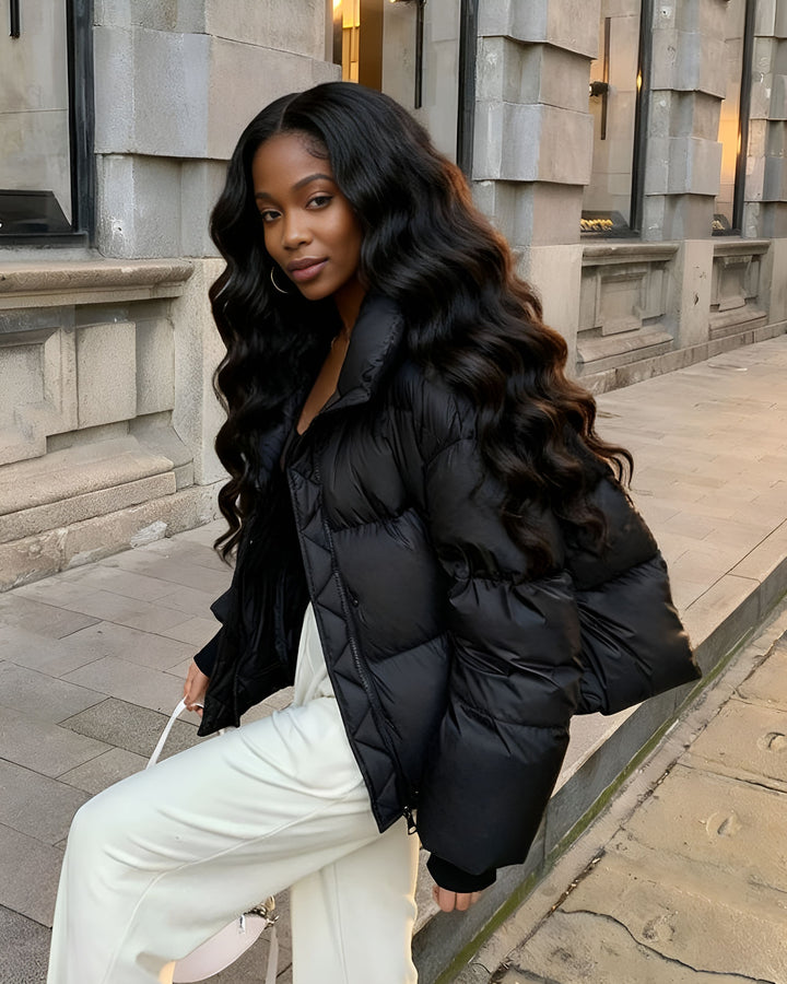 Short Thickened Fashionable Cotton Coat Korean Style Loose Design Sense Cotton Coat Casual Jacket