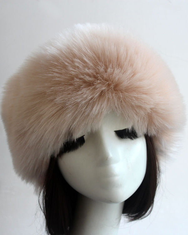 Imitation Fur Thickened Hat Without Cap Warm Hat