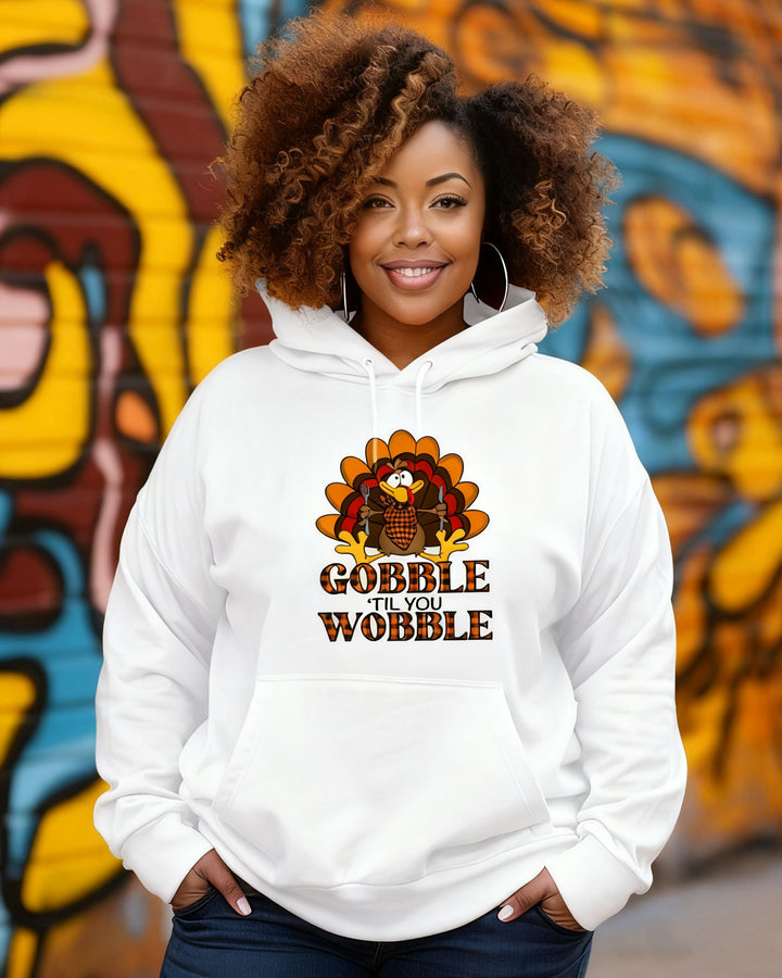 Gobble Til You Wobble Long-sleeved Hoodies