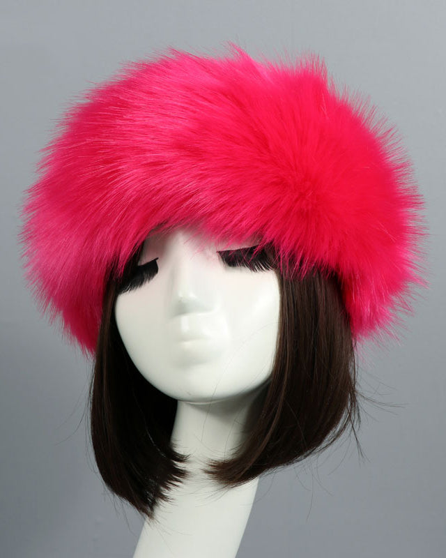 Imitation Fur Thickened Hat Without Cap Warm Hat