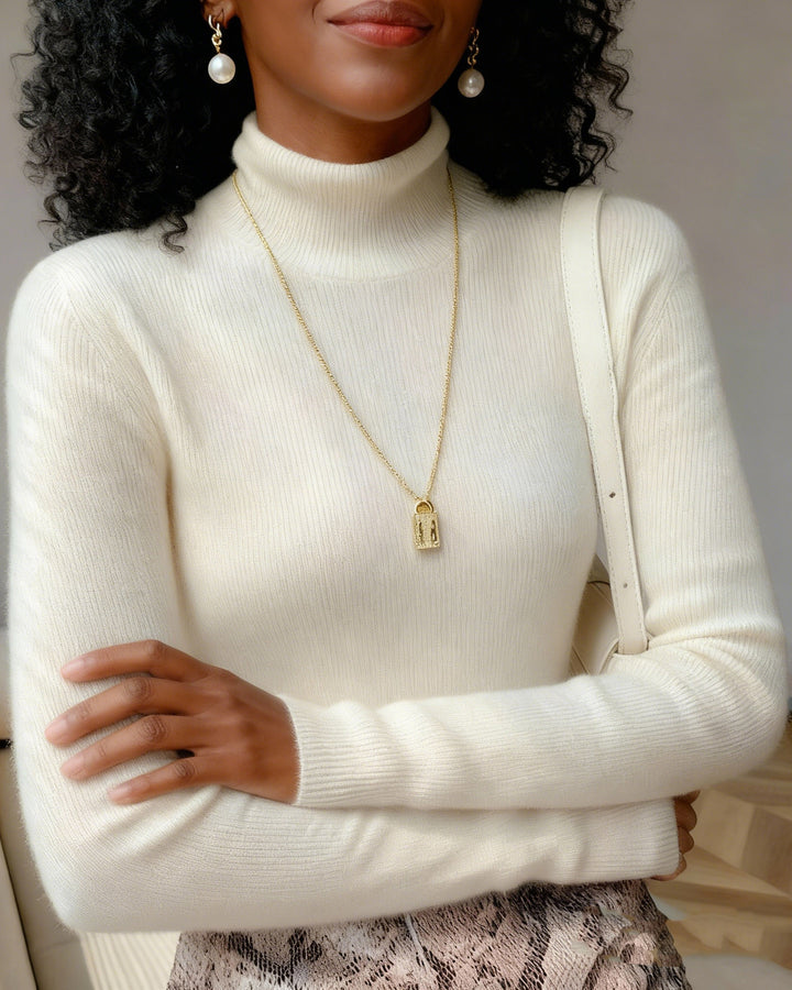 Turtleneck Thickened Inner Base Sweater Slim-Fit Sweater Top