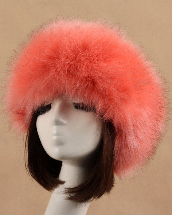 Imitation Fur Thickened Hat Without Cap Warm Hat