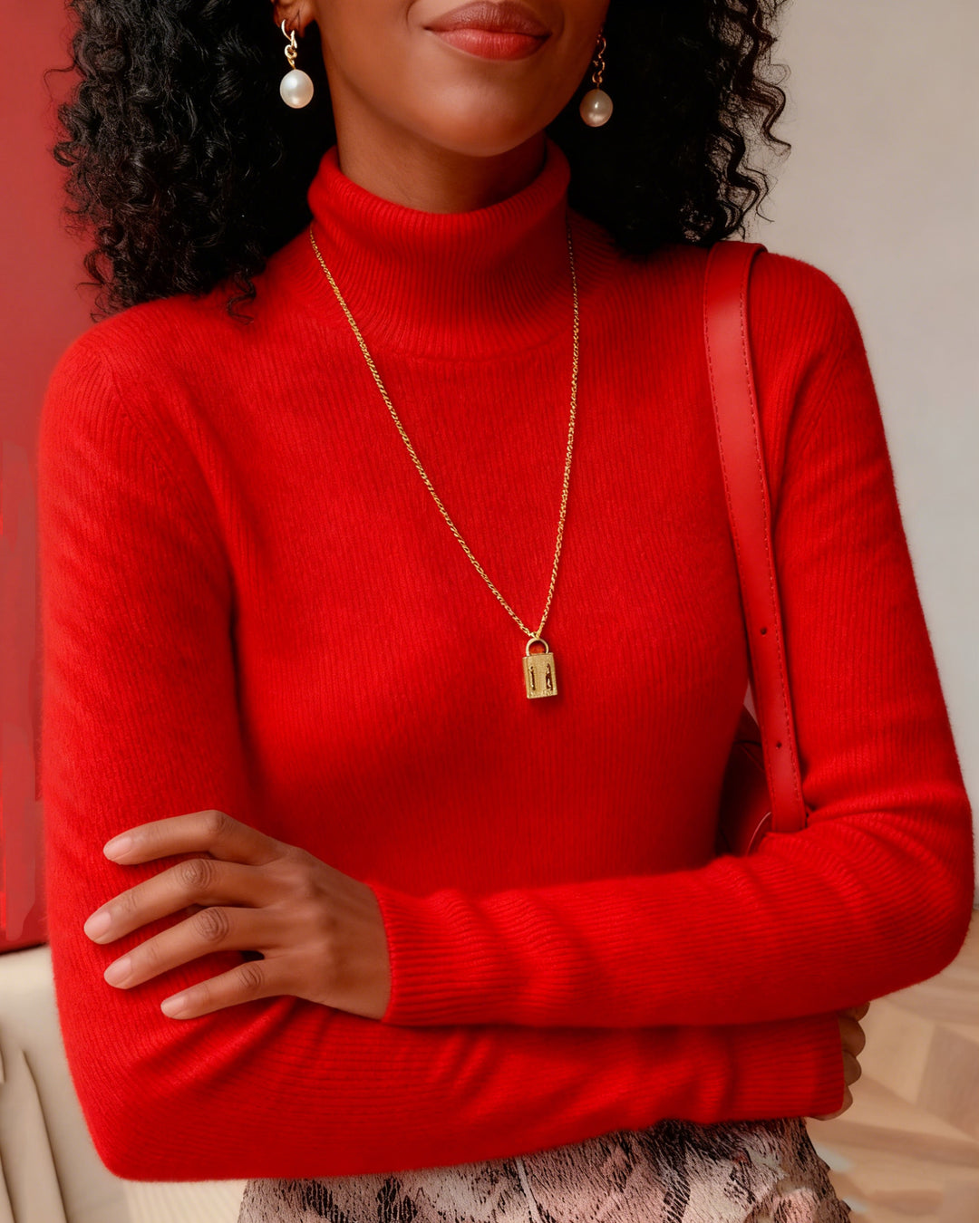 Turtleneck Thickened Inner Base Sweater Slim-Fit Sweater Top