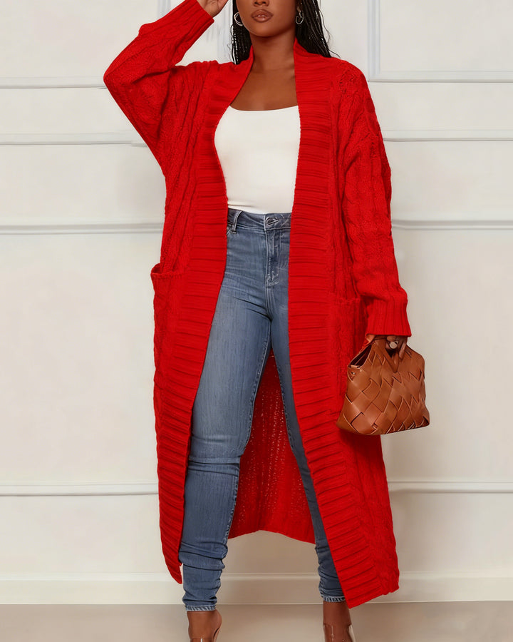 Autumn And Winter Fashion Sexy Casual Long Coat