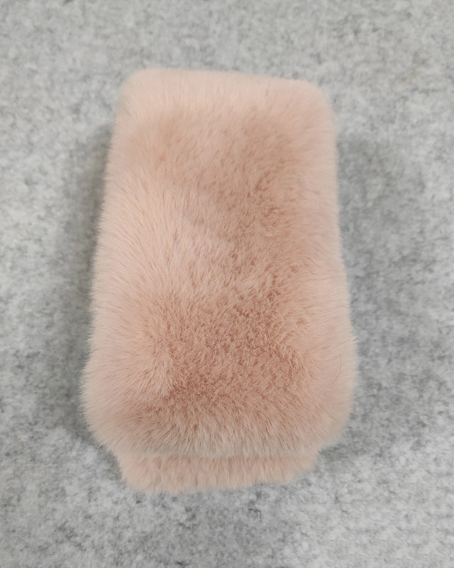 Imitation Rex Rabbit Fur Scarf Women's Winter Double-sided Plush Thickened Warm New Cross Neck Wool Collar Shawl