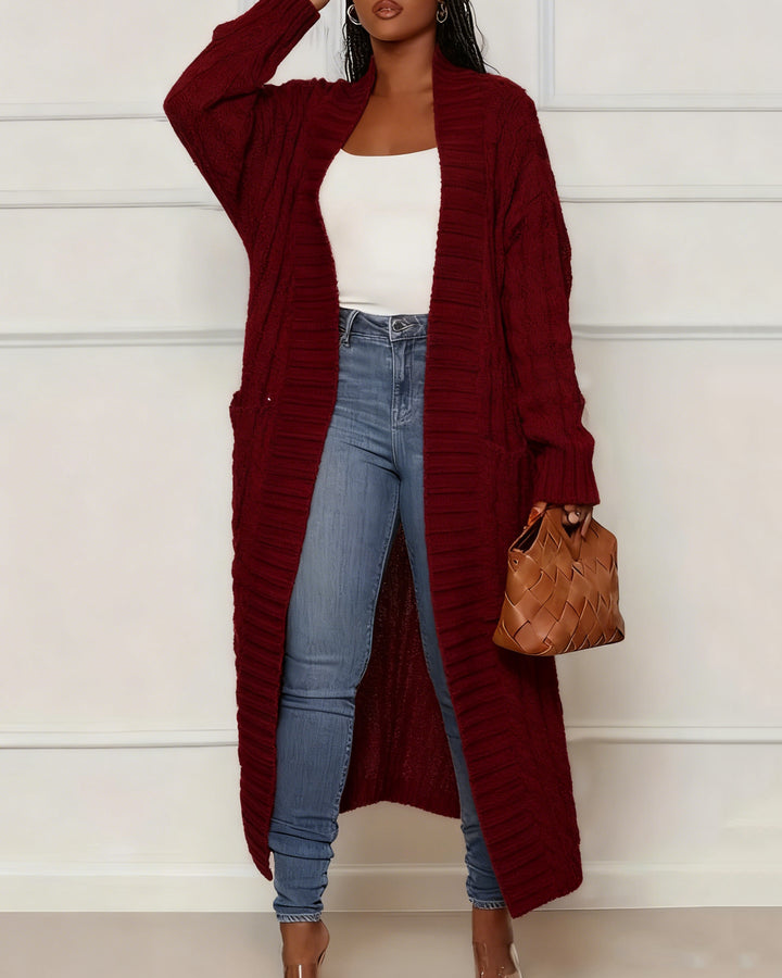 Autumn And Winter Fashion Sexy Casual Long Coat