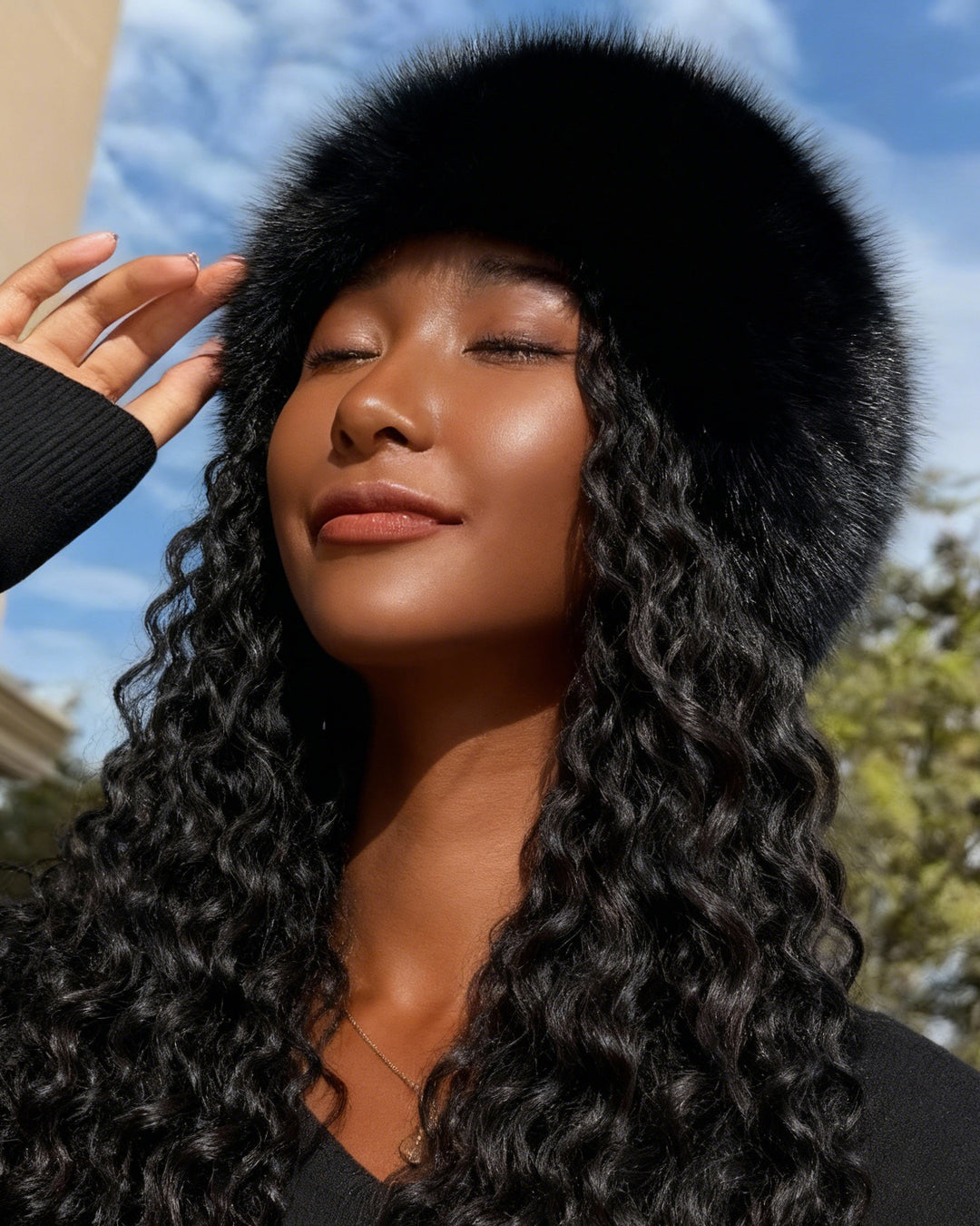 Imitation Fox Fur Winter Thick Warm Hat