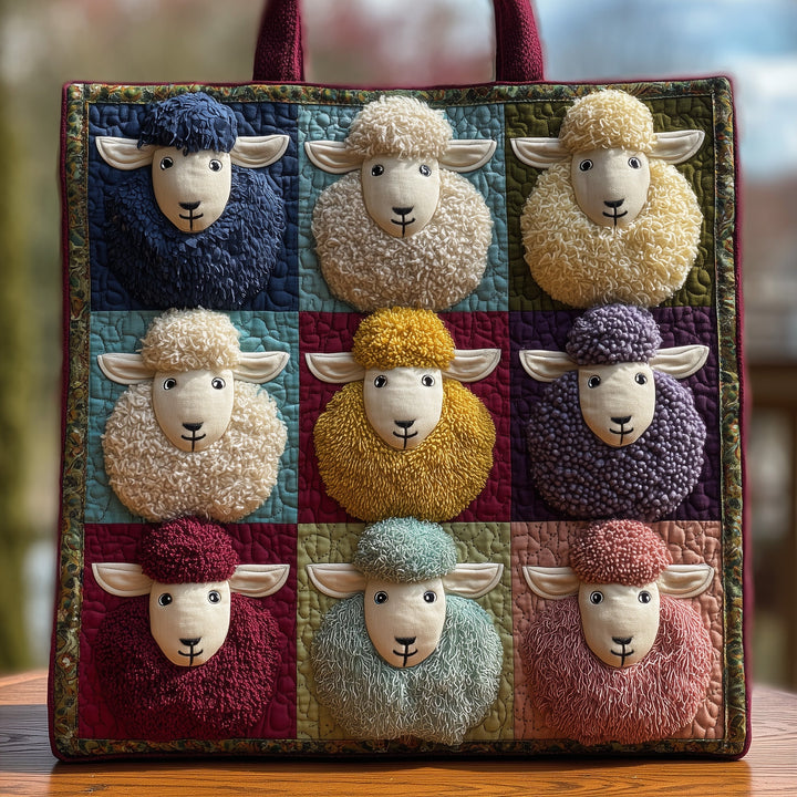 Sheep Heaven Quilted Tote Bag GFTOHD8294