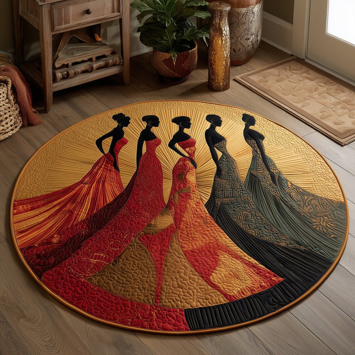 Soulbound Roots Quilted Round Mat