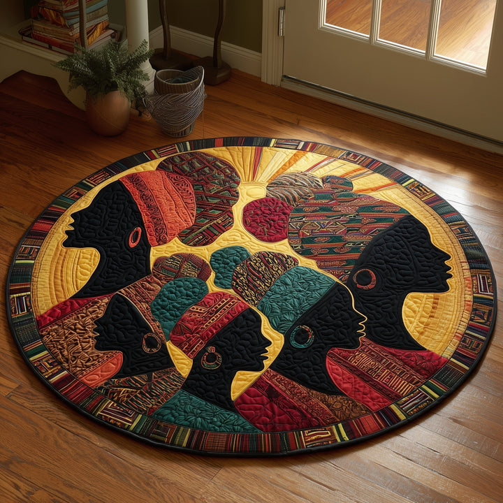 Soulbound Roots Quilted Round Mat