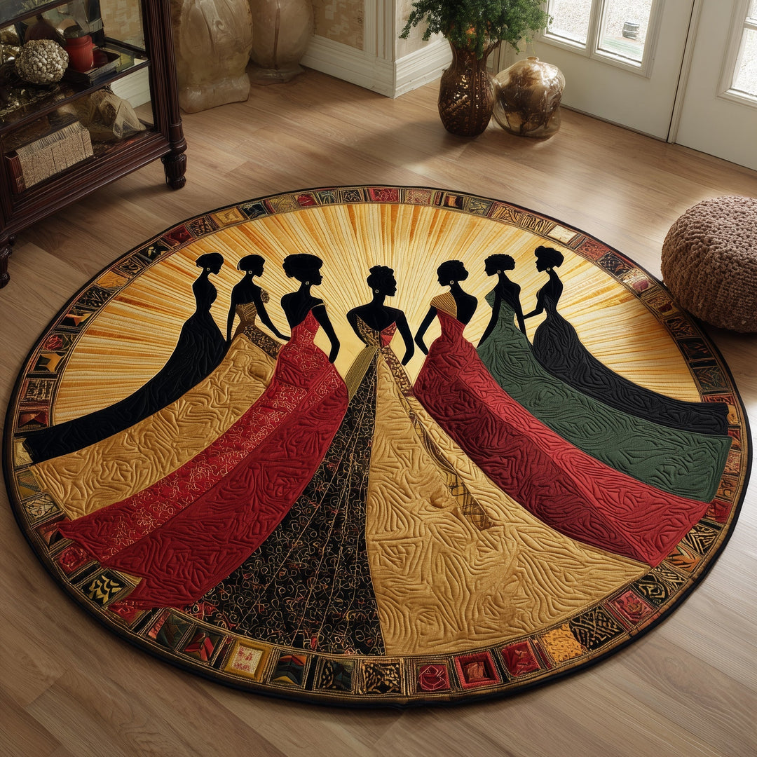 Soulbound Roots Quilted Round Mat