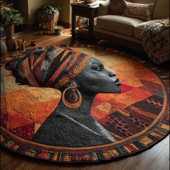 Soulbound Roots Quilted Round Mat