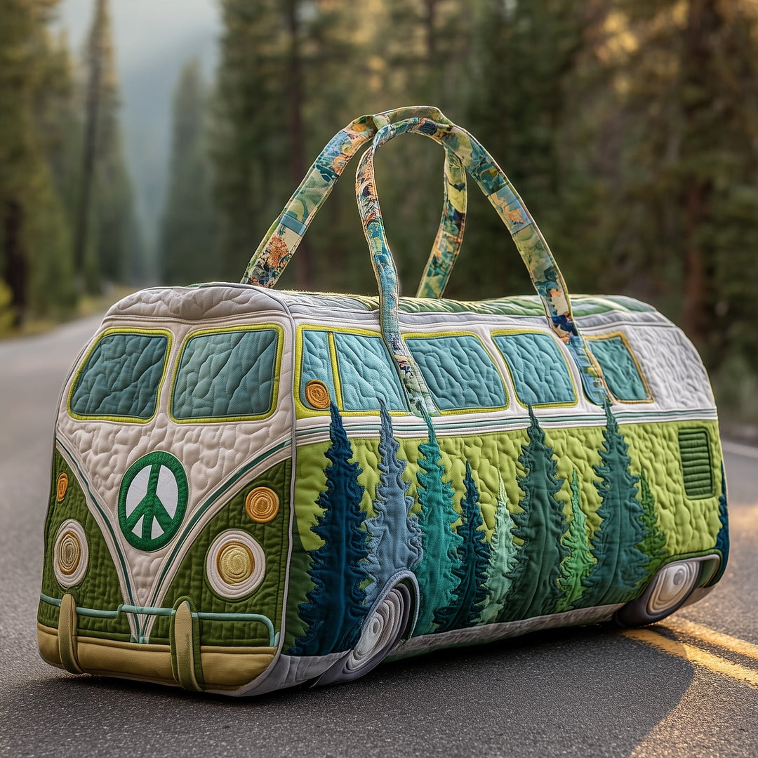 Hippie Van Quilted Duffle Bag GFTOTP10609