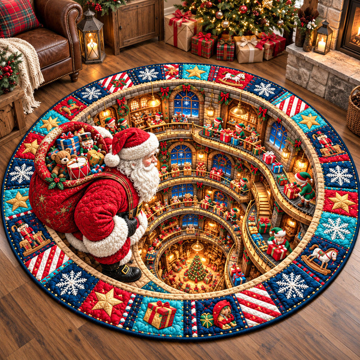 Jolly Workshop Quilted Round Mat