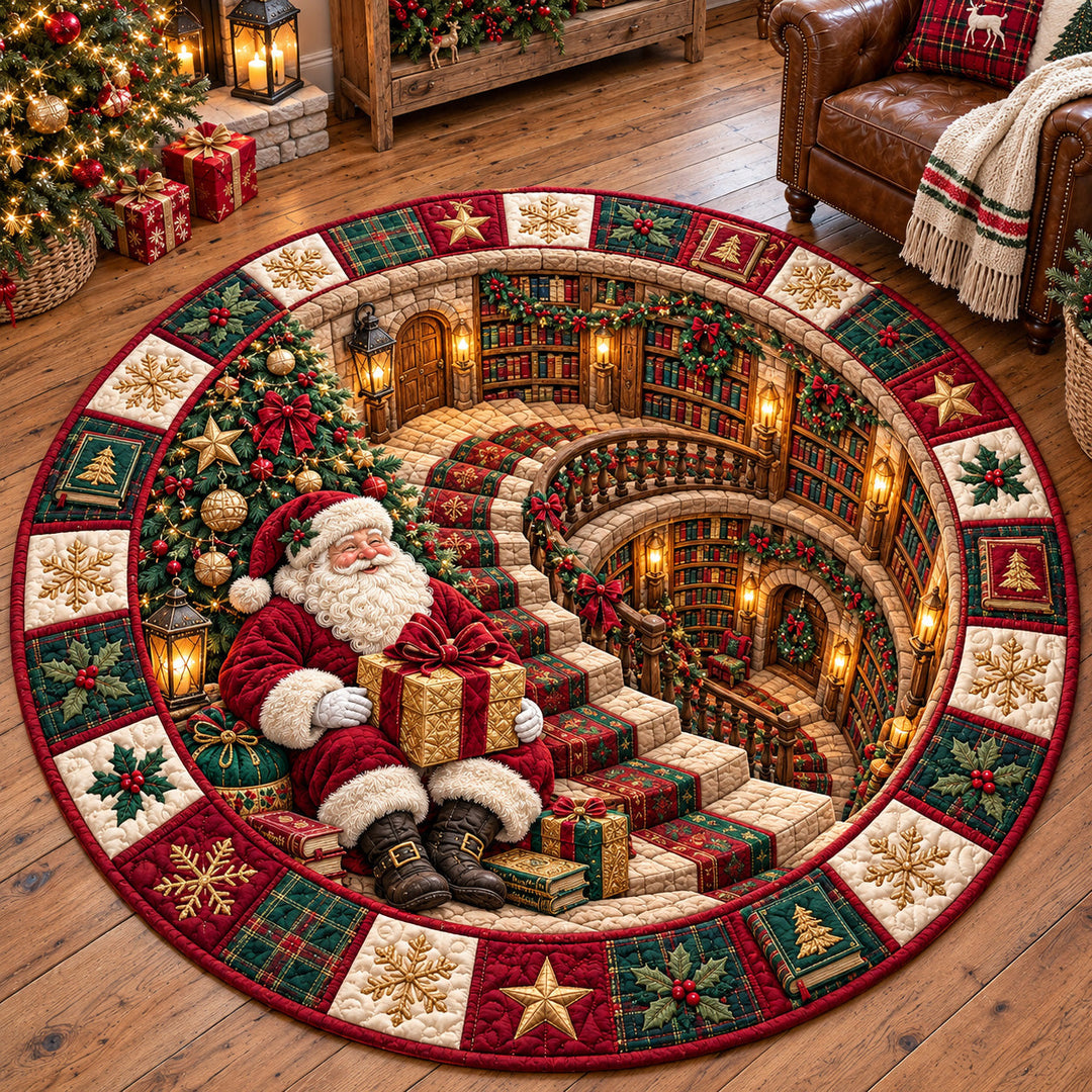 Jolly Workshop Quilted Round Mat