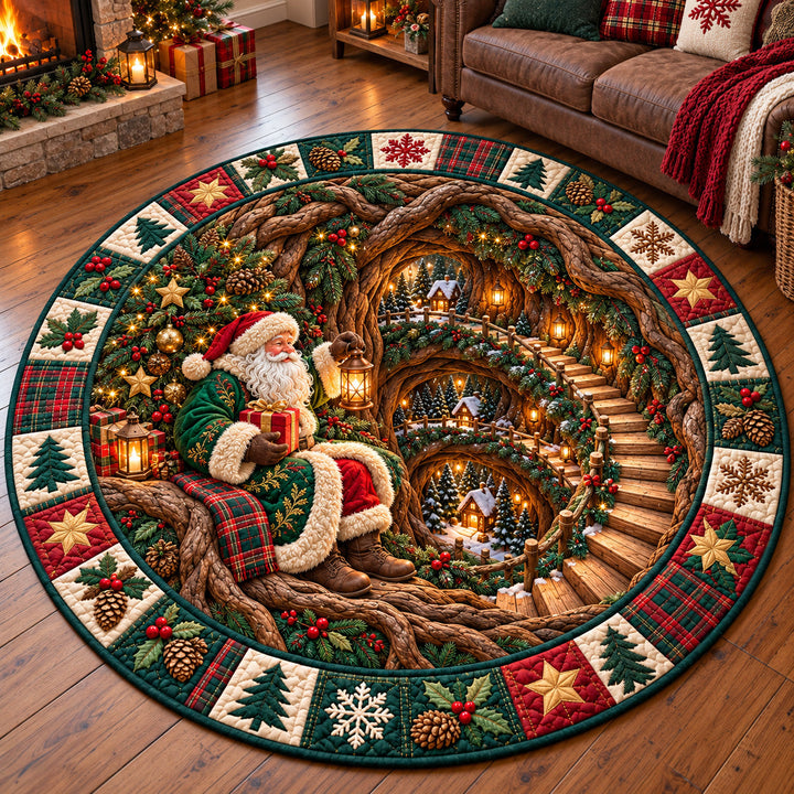 Jolly Workshop Quilted Round Mat