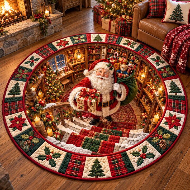 Jolly Workshop Quilted Round Mat