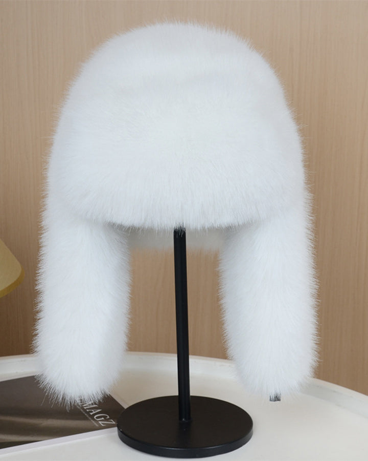 High-Quality Mink Cashmere Cold-Proof Earflap Thickened Hat
