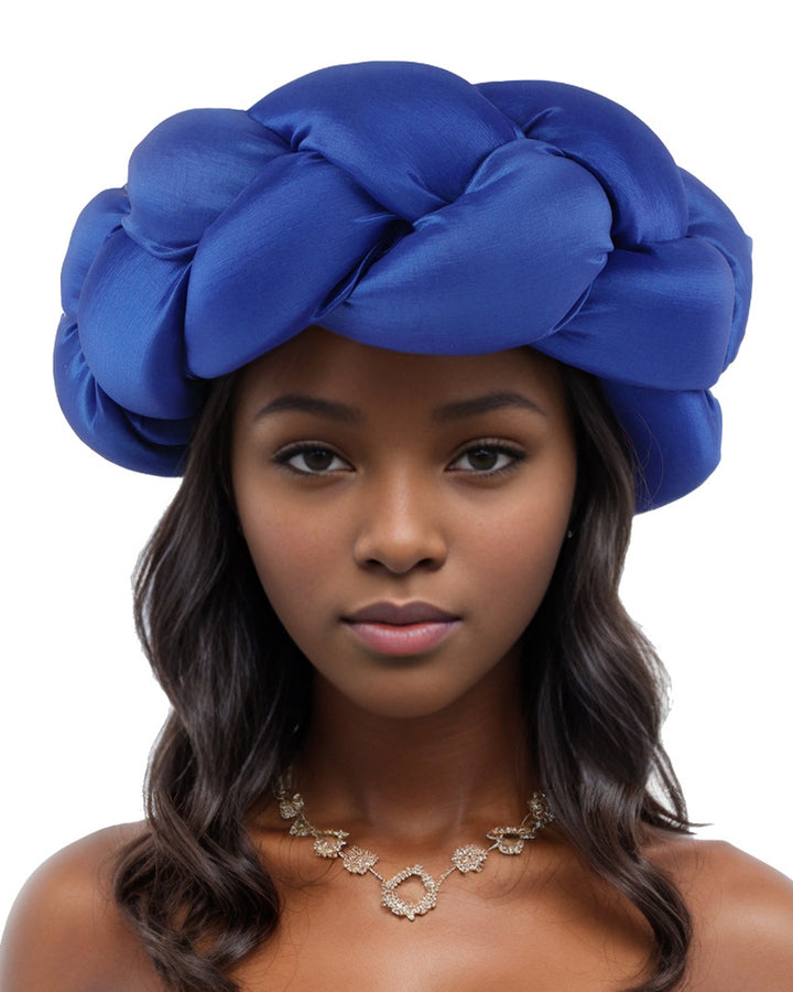 Solid Color Sponge Braided Headband