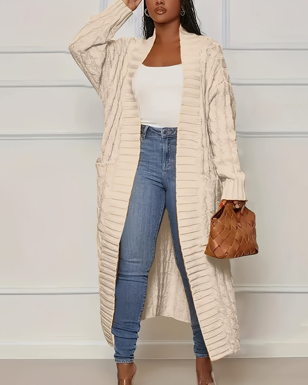 Autumn And Winter Fashion Sexy Casual Long Coat