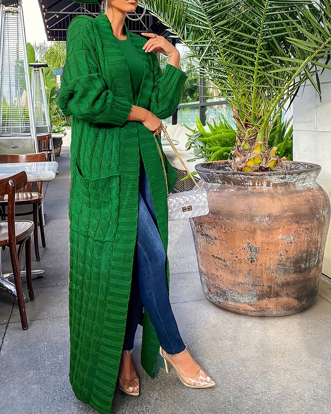 Autumn And Winter Fashion Sexy Casual Long Coat