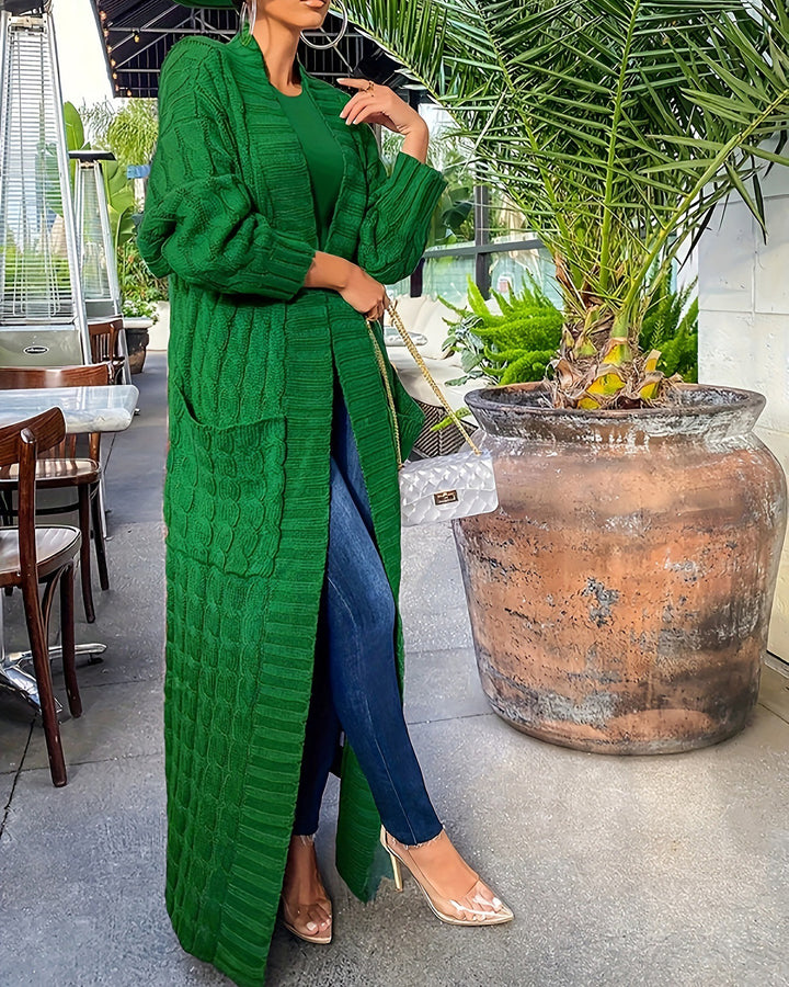 Autumn And Winter Fashion Sexy Casual Long Coat