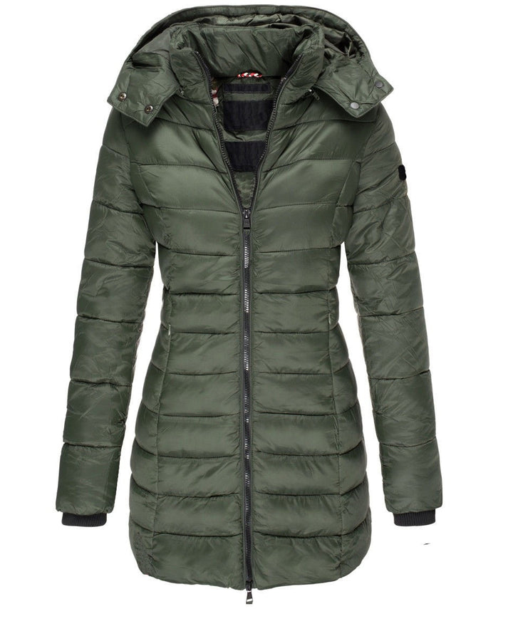 Women's Women's Mid-length Slim-fit Warm Down Cotton-padded Coat
