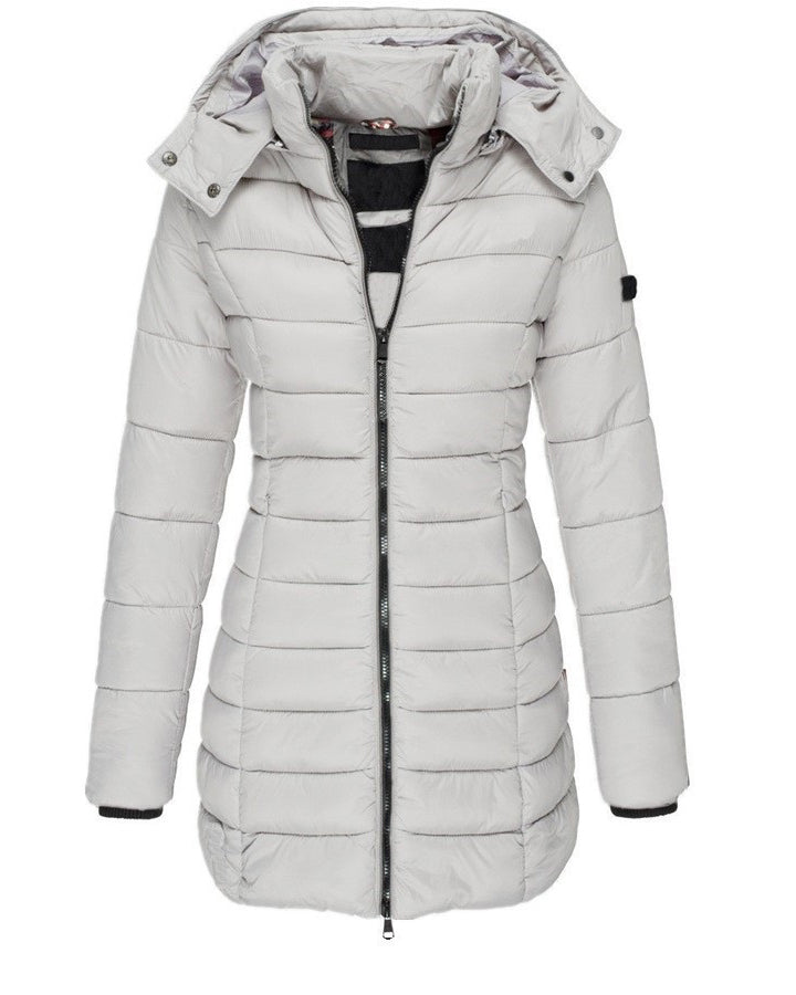 Women's Women's Mid-length Slim-fit Warm Down Cotton-padded Coat
