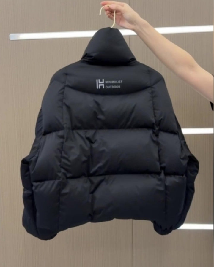 Short Personalized Irregular Cotton-padded Jacket Loose Thickened Cotton-padded Jacket