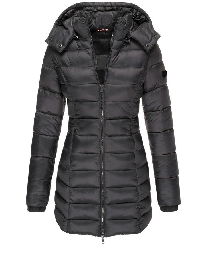 Women's Women's Mid-length Slim-fit Warm Down Cotton-padded Coat