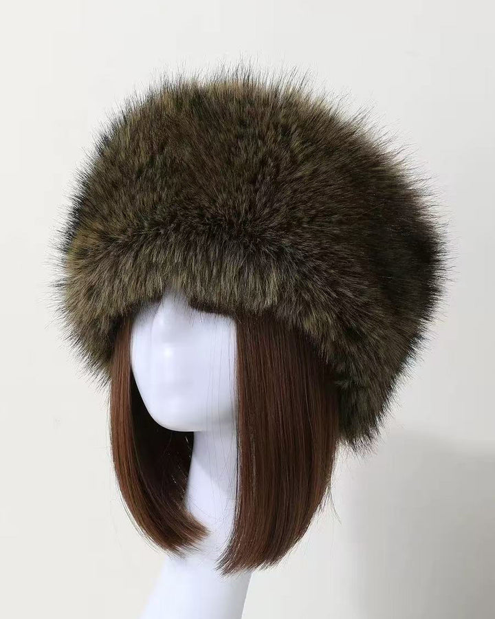 Faux Fox Fur Thickened Fur Without Top Hat Hair Band