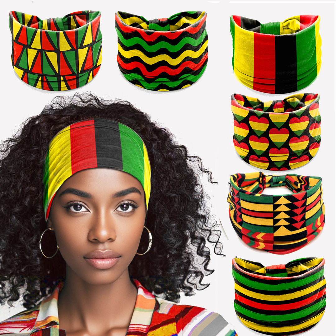 African Printed Boho Headband for Women
