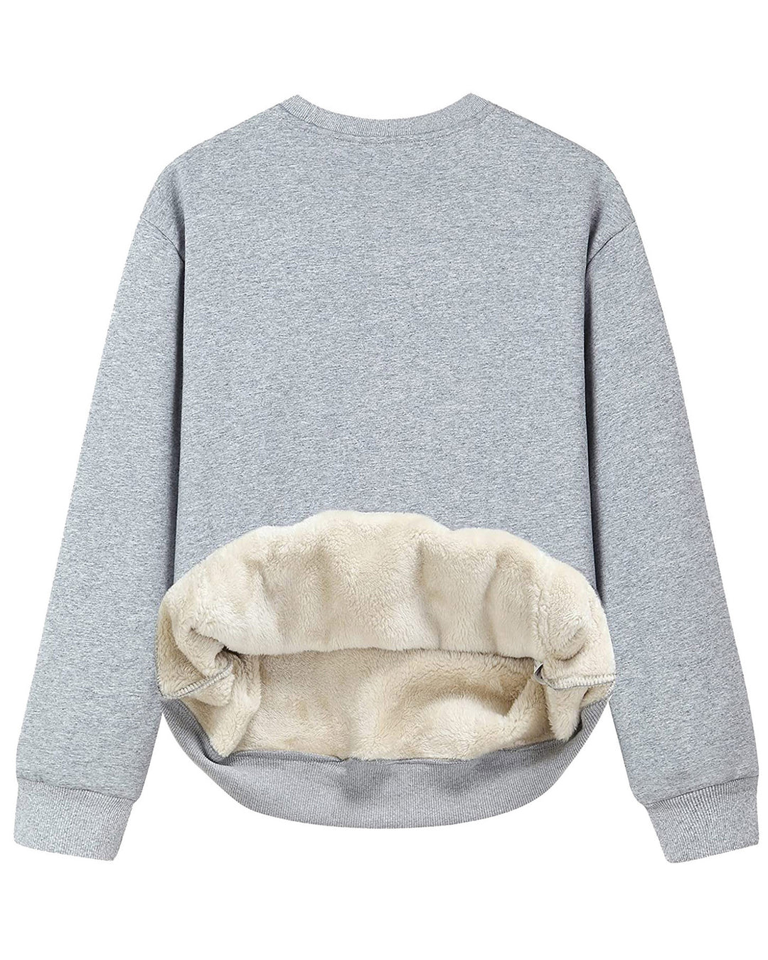 Round Neck Pullover Sweatshirt Thickened Base Sweatshirt
