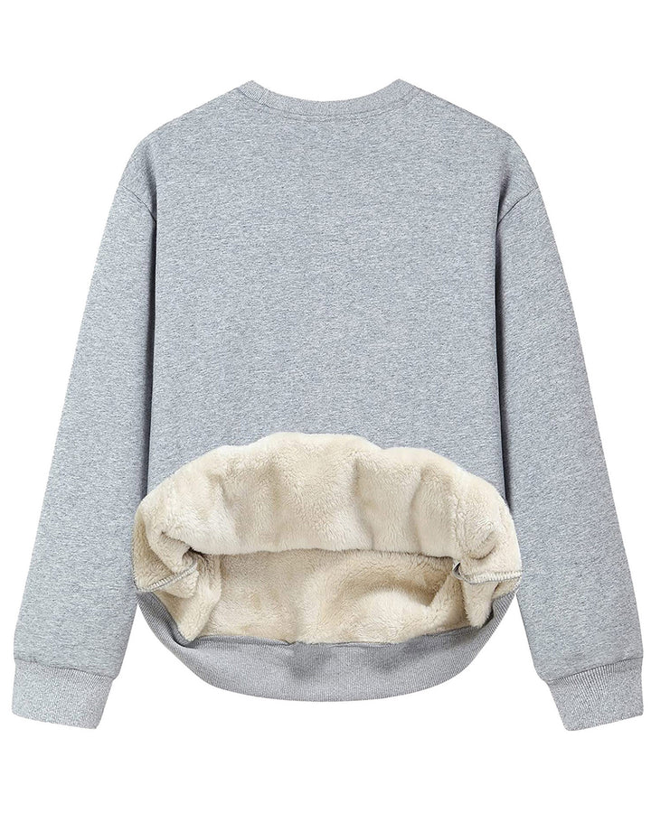 Round Neck Pullover Sweatshirt Thickened Base Sweatshirt