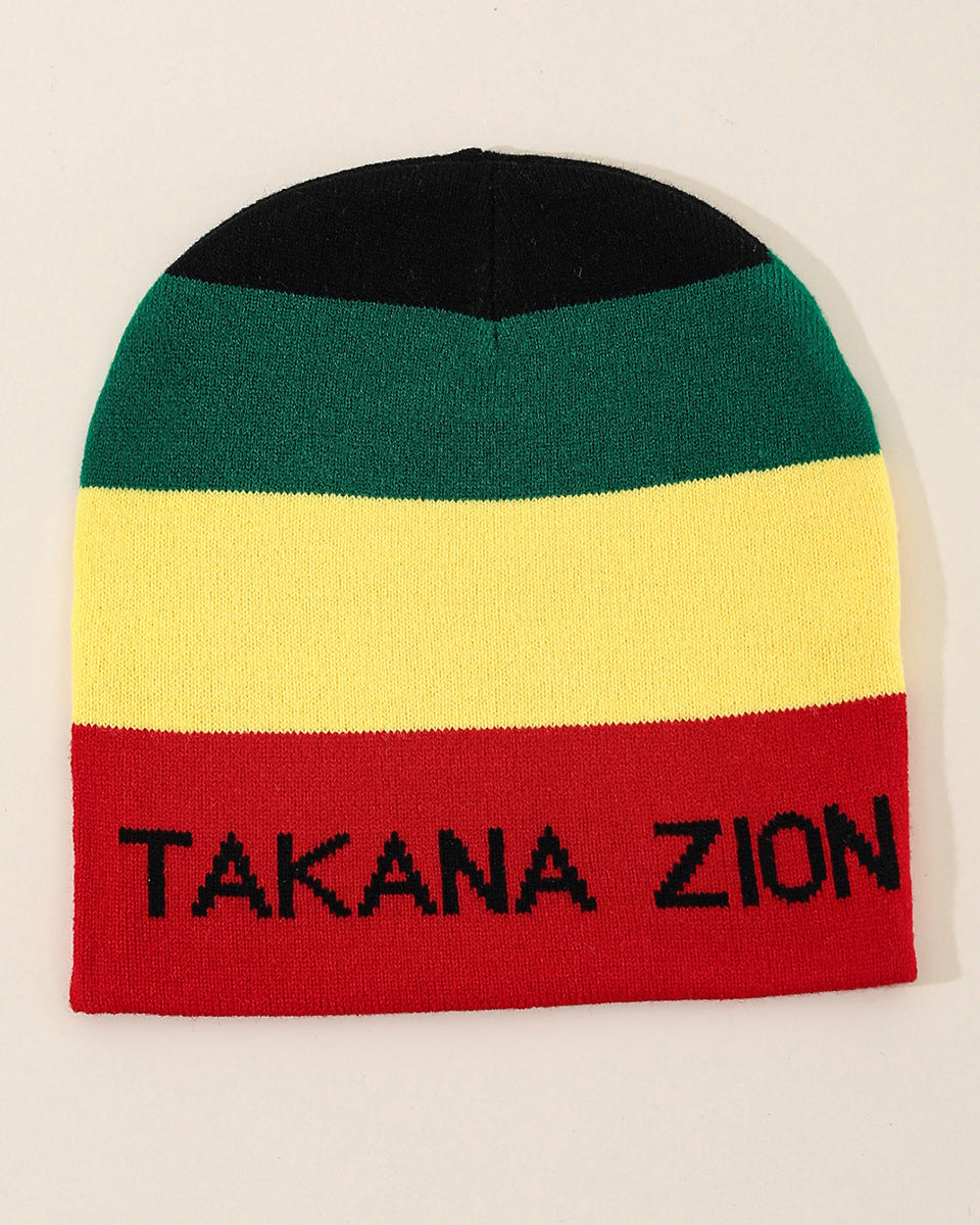 Reggae Color Knitted Beanie