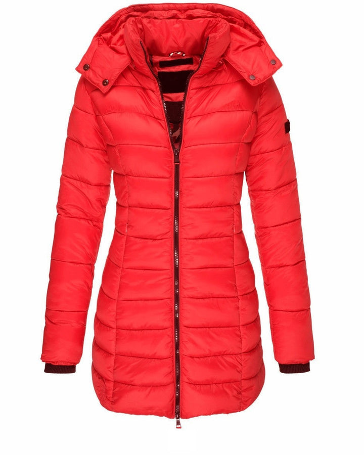 Women's Women's Mid-length Slim-fit Warm Down Cotton-padded Coat