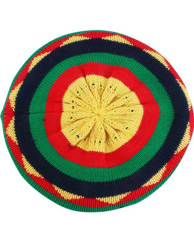 Women's Rasta Reggae Berets, Knitted Halloween Caps, Casual Outdoor Beanie Hats