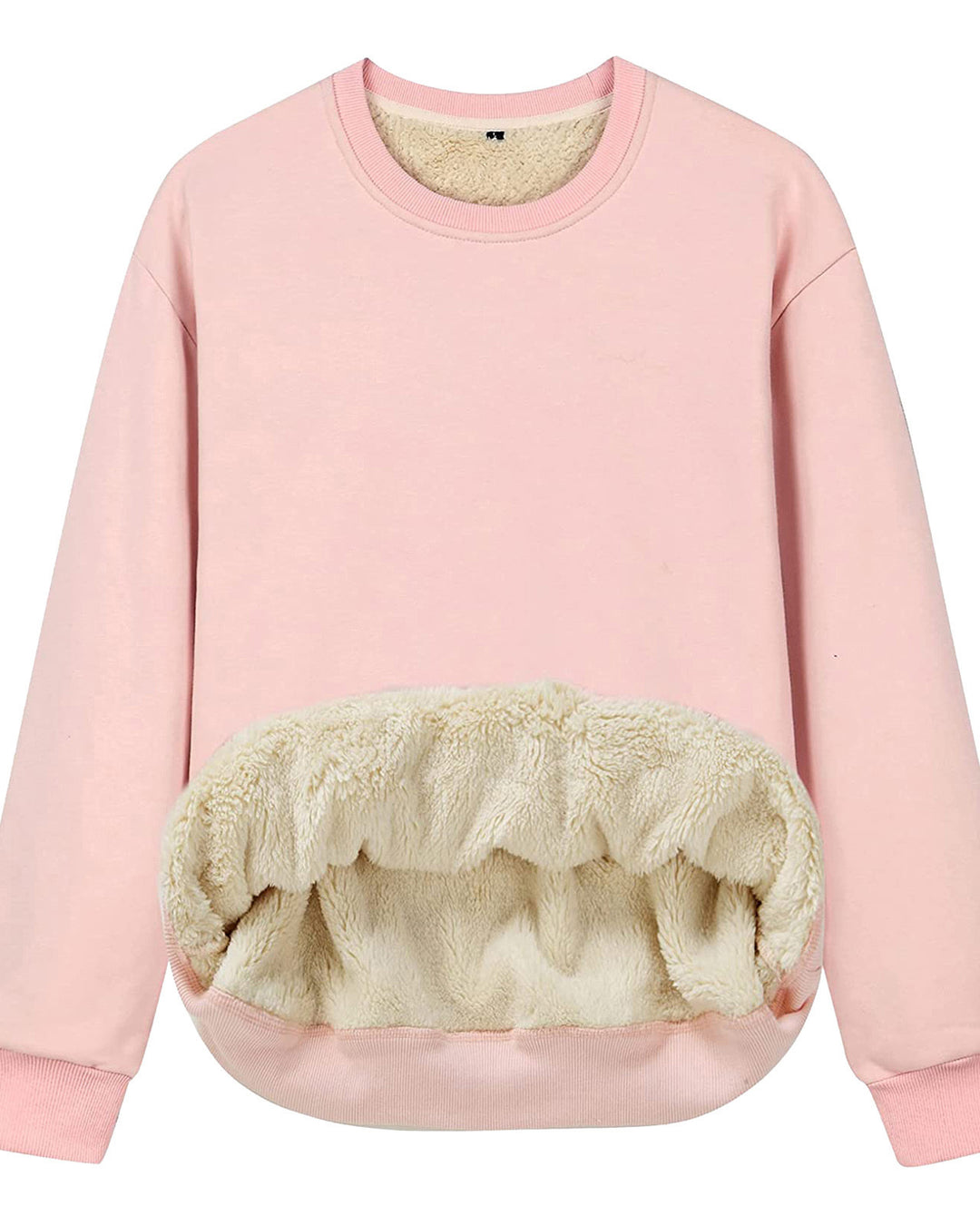 Round Neck Pullover Sweatshirt Thickened Base Sweatshirt