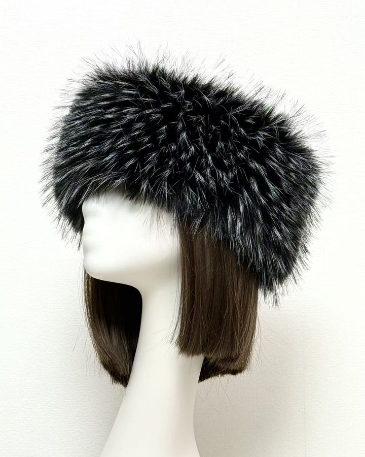 Faux Fox Fur Thickened Fur Without Top Hat Hair Band