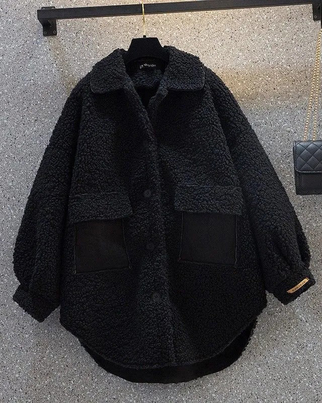 Thickened Lambswool Coat
