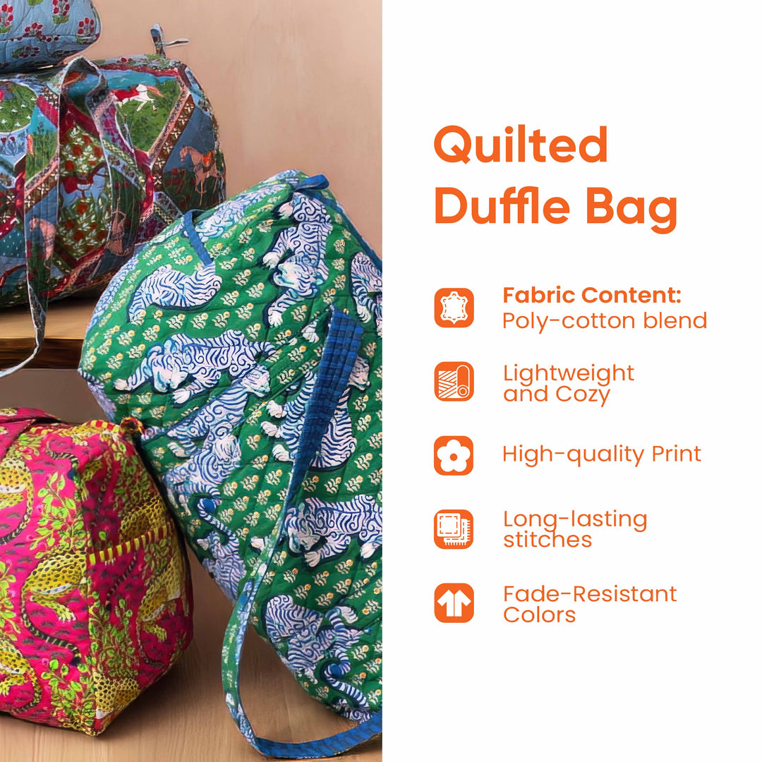 Golden Queens Quilted Duffle Bag GFTOTP10564
