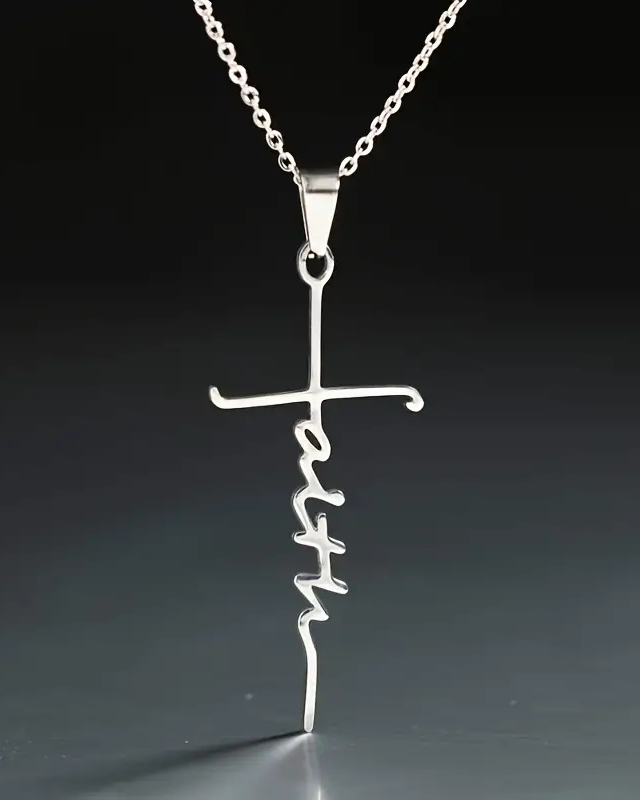 A Unisex Cross Pendant Necklace Gift.