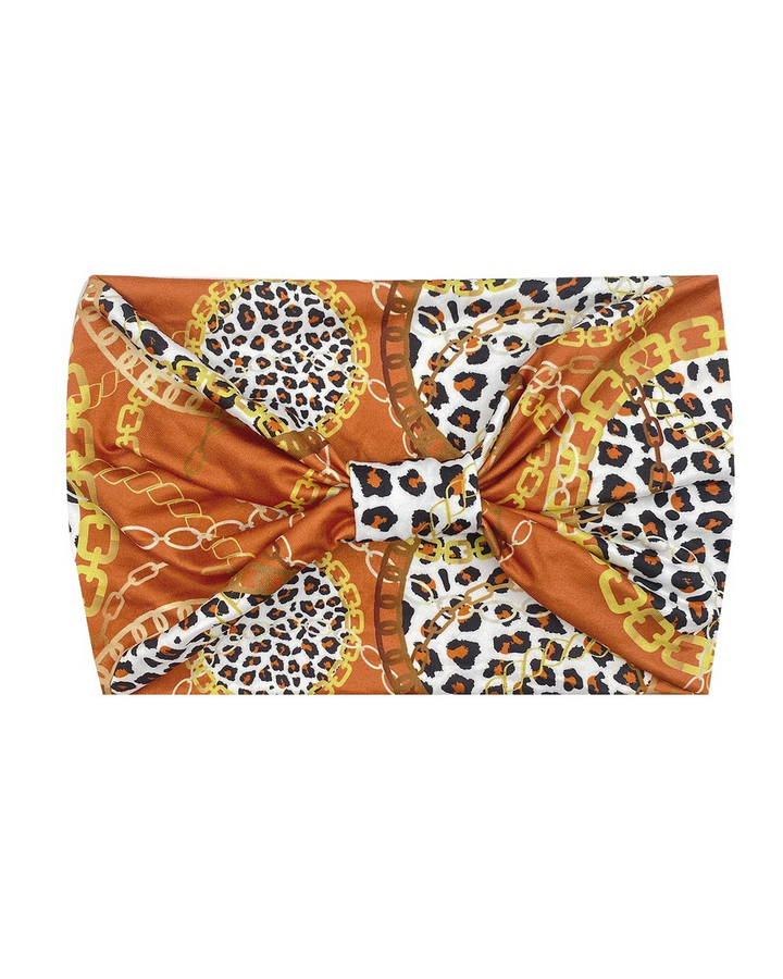 African Geometric Totem Print Headband