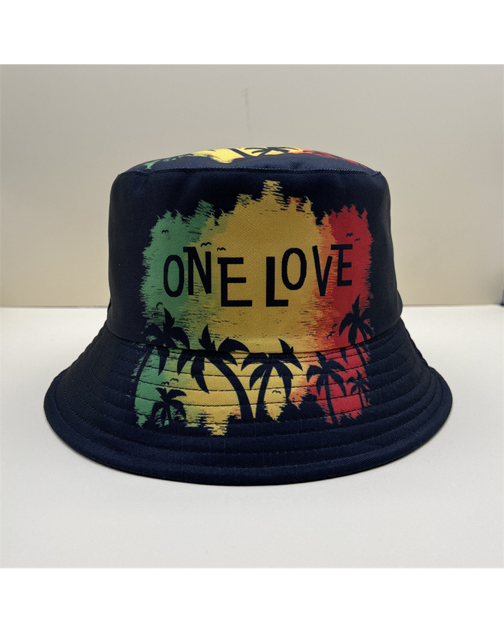 Reggae-colored Afro-Cultural Bucket Hat