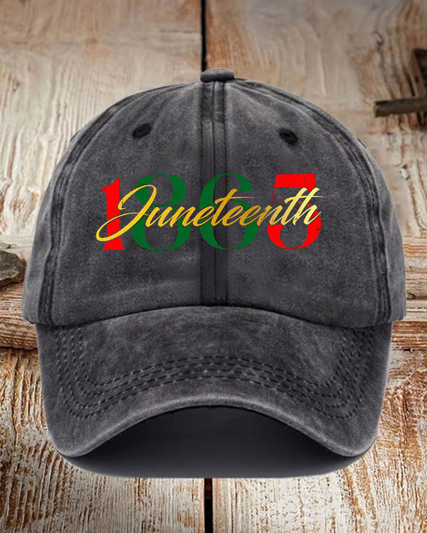 1865 Juneteenth Wash Baseball Cap