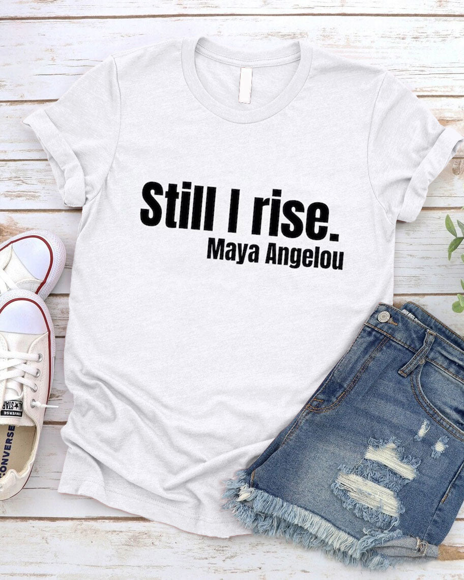 African American Black Women 100% Cotton Crew Neck Short Sleeve Tshirt
