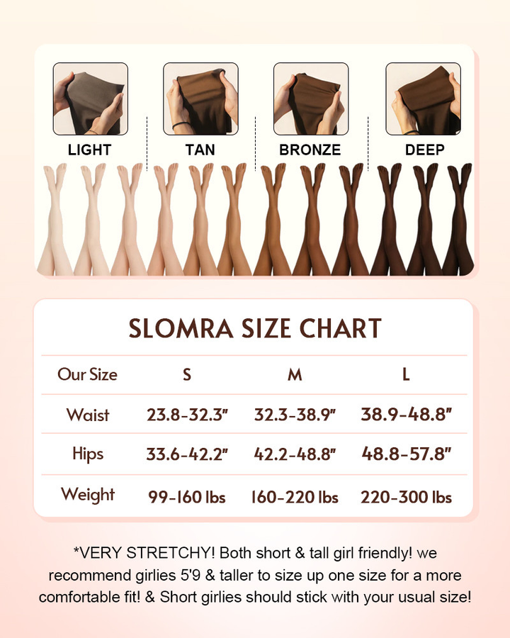 Wmnblack Warm Fleece Tights Slim Fit Tummy Control For Every Skin Tone