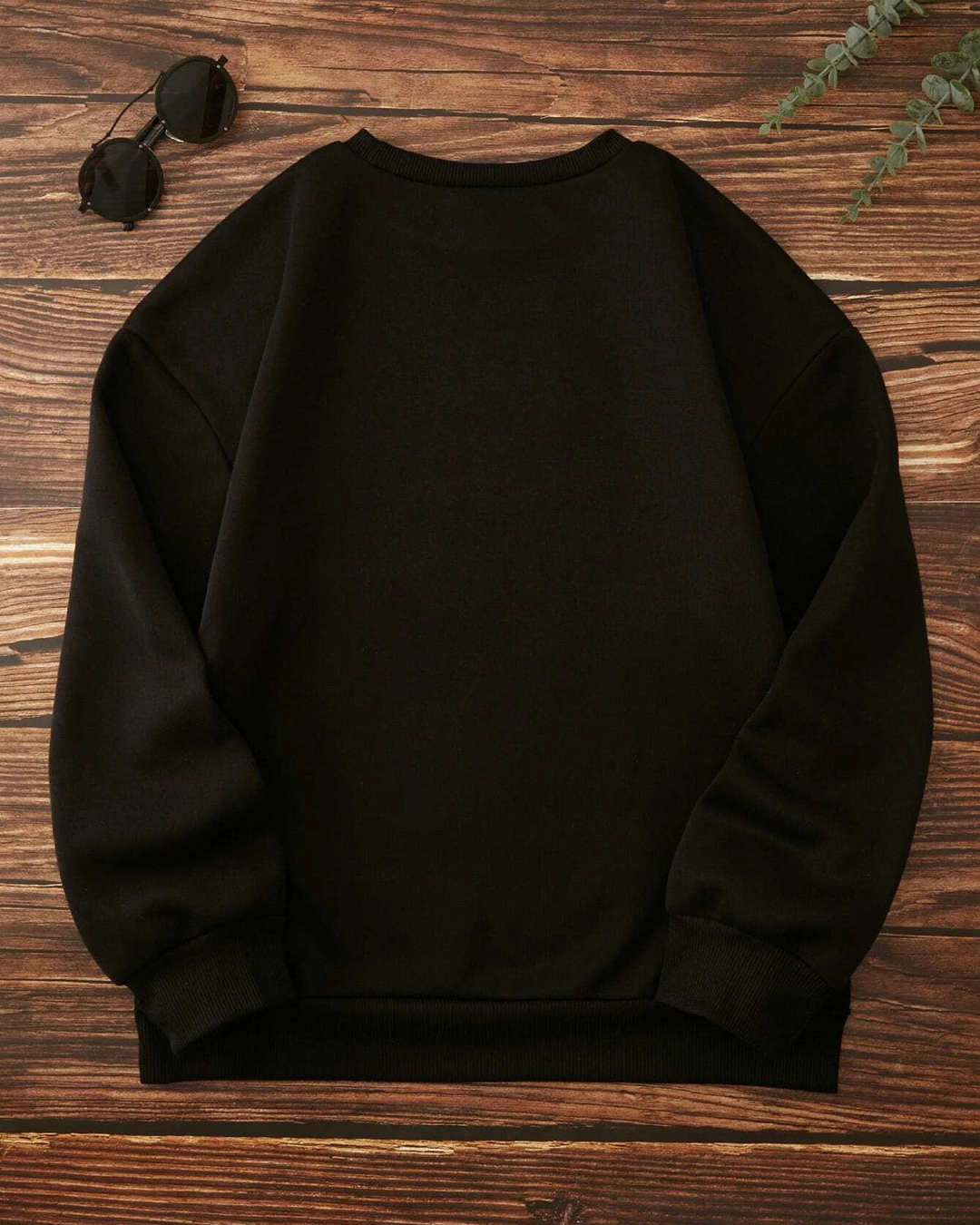 Women's Fashion Yellow Butterfly Dancing Girl Prints Long-sleeved Sweatshirt