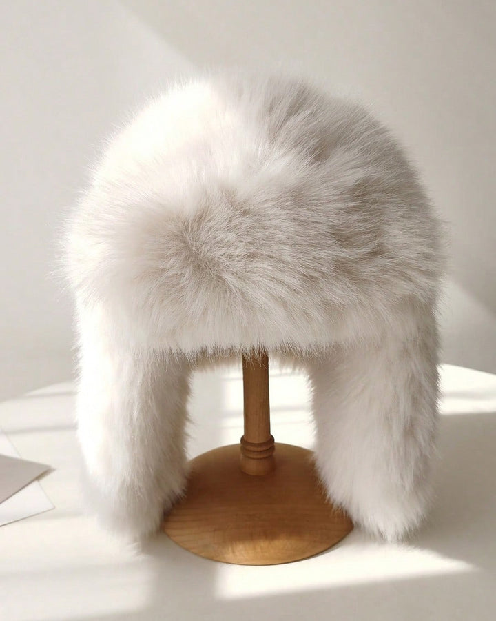 Women's Plush Hat Thickened Imitation Fox Fur Earmuffs